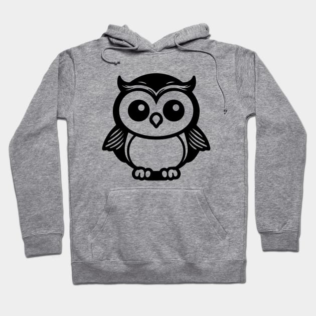 Baby Owl Hoodie by KayBee Gift Shop